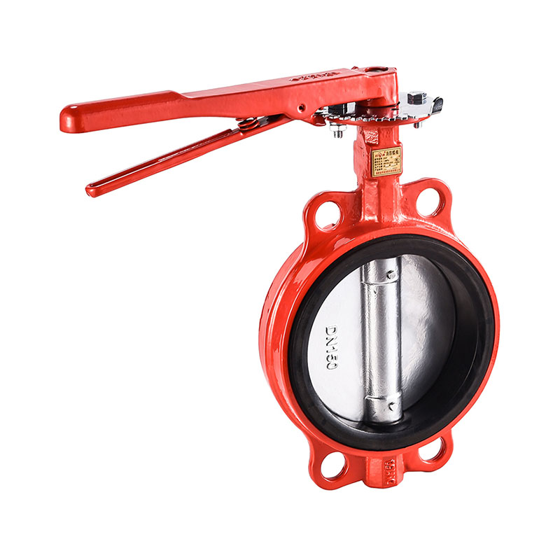 Butterfly valve with clamp